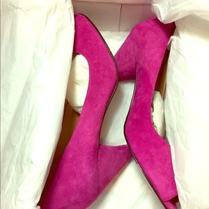Nine West Hot Pink Pumps 9.5